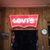 Vintage LEVIS neon sign